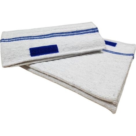 Set Mit 3 Wischmopp-pads, Selbstklebend, Waffelstruktur, Saugfähig, Für Küchen- Und Badezimmerböden