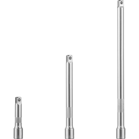 1/4-zoll-steckschlüsselverlängerungen, Chrom-vanadium-stahl, 50, 100, 150 Mm, Kfz-mechaniker