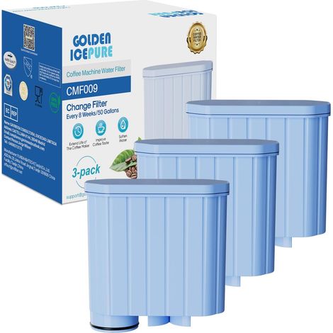 3-teiliges Wasserfilterset, Kompatibel Mit Philips Und Saeco, Kalkreduzierung, Für Espressomaschinen