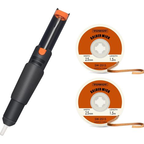 3-teiliges Lötwerkzeug-set, 2,5 Mm Kupferdraht, 21 Cm Abs-vakuumpumpe, Für Die Reparatur Von Leiterplatten