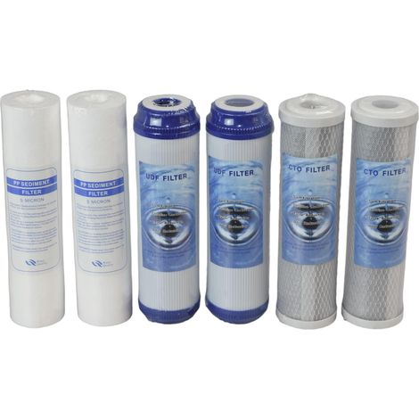6s 5μm Aktivkohle-wasserfilter Zur Sedimententfernung, 10 Zoll, Für Untertisch-wasserreiniger