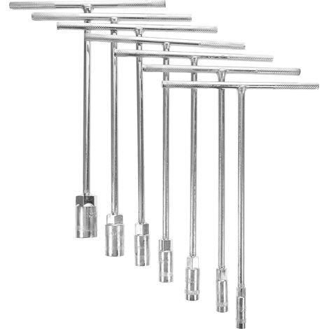 7-teiliger T-schaft-schlüsselsatz, 10-mm-steckschlüssel, Chrom-vanadium-stahl, Für Fahrrad-, Motorrad- Und Autoreparaturen