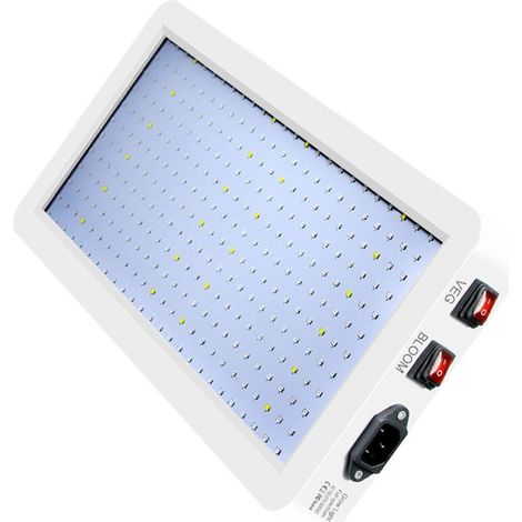 2000-w-led-pflanzenlampe Für Zimmerpflanzen, 312 Vollspektrum-leds, Doppelschalter Für Gemüse Und Blumen, Ip65 Wasserdicht, Hängelampe Für Sämlinge Und Blüten