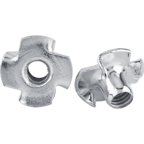 Vierzackige T-nut Aus Metallstahl Für Holzbearbeitungswerkzeuge (m4 X 50 Stück)