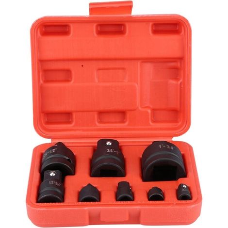 Steckeradapter, Reduzierstück, Adapterset 1/4", 3/8", 1/2", 3/4", 1", 8-teilig