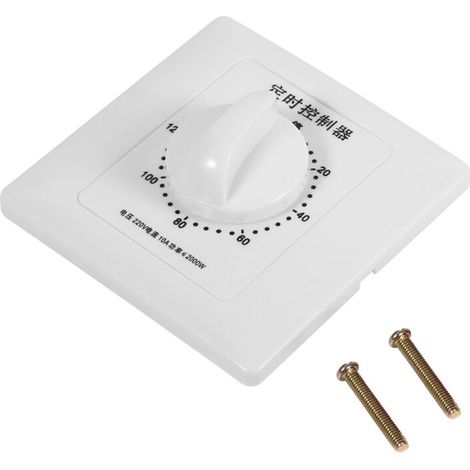 Hochleistungs-wechselstrom-pumpentimer (220 V), Mechanisches Countdown-bedienfeld Für Den Innenbereich (120 Minuten)