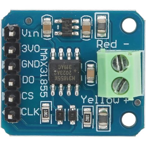 Thermoelement Typ K Temperatursensormodul Max31855 Messbereich -200 Bis 1350 Grad Celsius Für Arduino