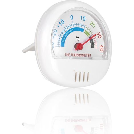 Mini-kühlschrank-gefrierschrank-thermometer, Großes Mechanisches Zeigerthermometer (weiß)