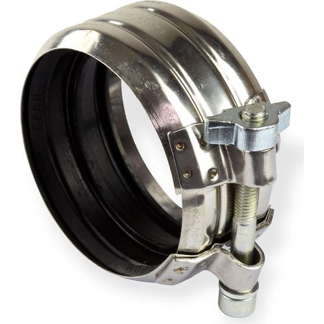 Schlauchschelle Aus Edelstahl, Dn 125 Mm, Epdm-dichtung, Für Abwasserrohre