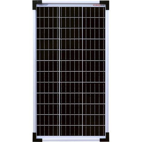 Monokristallines 30-w-solarpanel, Gehärtetes Glas, Aluminiumrahmen, Für Wohnmobile, Boote