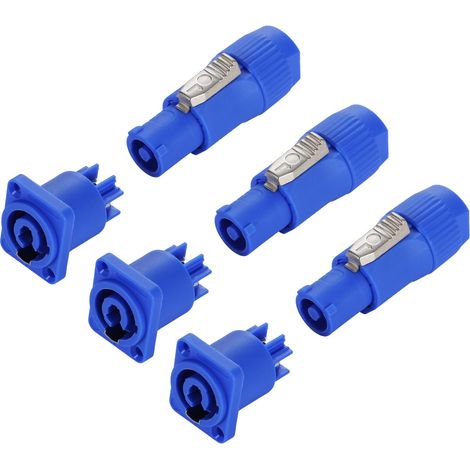 Sets Powercon Panel Mount Connector 250v 20a Für Bühnenbeleuchtung Lautsprecher