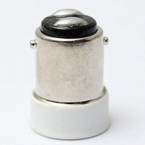 Bajonett-sockeladapter B15 Auf E14 Schraubgewinde, Metall/kunststoff Für Glühbirnen