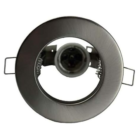 Versenkter Ring, E27-gewinde, Vernickelt, Für R80-glühbirne, Für Den Innenbereich