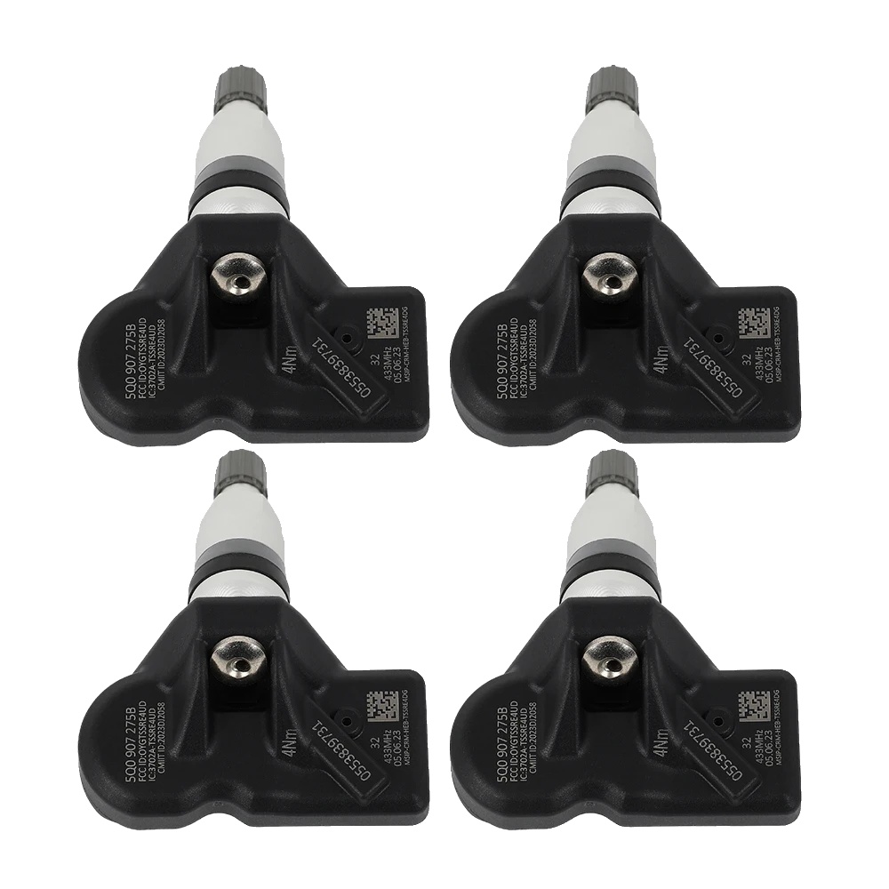 Reifendruckkontrollsensor, Robustes Design, Einfache Installation, Schwarz