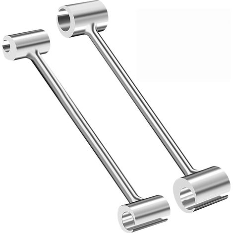 2-teiliger Einstellschlüsselsatz, Kohlenstoffstahl, 14–25 Mm Bits, Für Türscharniere, Innen- Und Außentüren