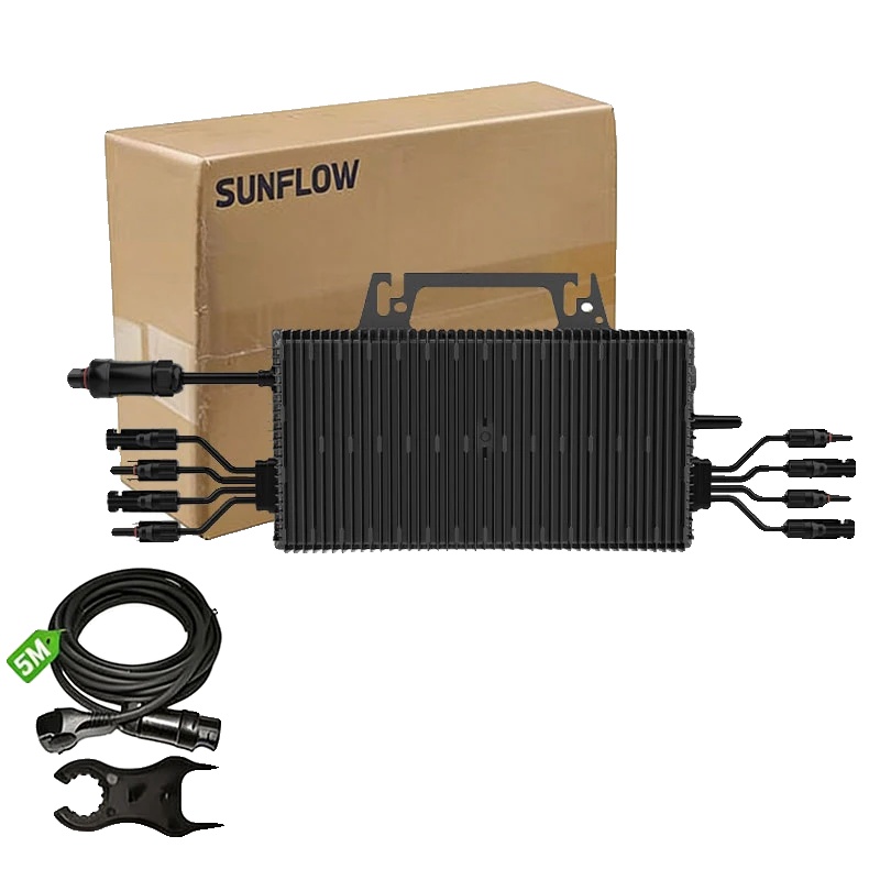 Solar-mikrowechselrichter, Hohe Ausgangsleistung, Wetterfeste Ausführung, 2400 W, 230 V, 16–60 V