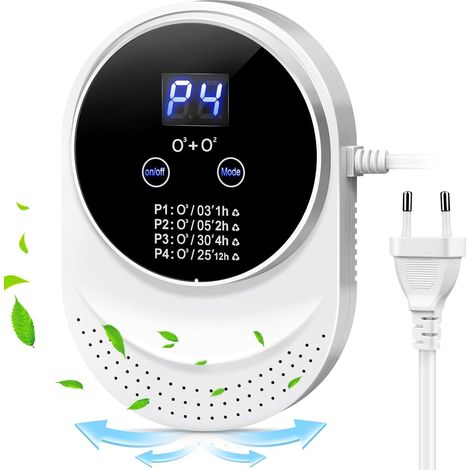 Ozongenerator, 300 Mg/h, Ionisator, 4 Modi, Luftreiniger Für Zuhause Und Auto