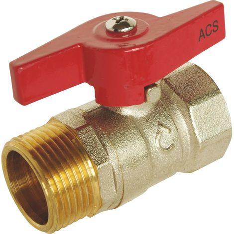 1/2"-kugelhahn (außen-/innengewinde), Absperrklappe, Messing Cw617n, Doppelte O-ringe, Warm- Und Kaltwasser