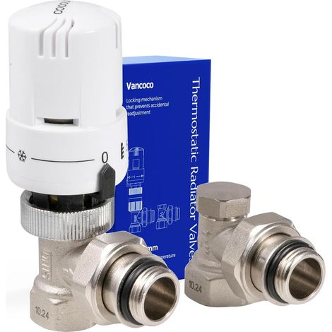 Thermostatventil-set, 1/2"-wasserdichtanschluss, Flüssigkeitssonde, Frostschutz, En215-norm