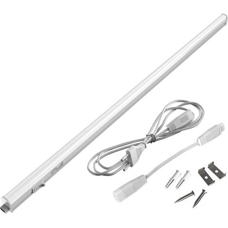 Leuchten 2379-106 Led-streifenleuchte Mit Neutralweißem Licht, Ideal Für Möbel, Schränke Und Küchen, Mit Integriertem Schalter, 10 W