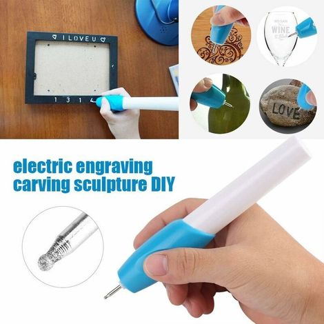 Elektronischer Gravierstift Für Schmuck, Metalle Und Holz.