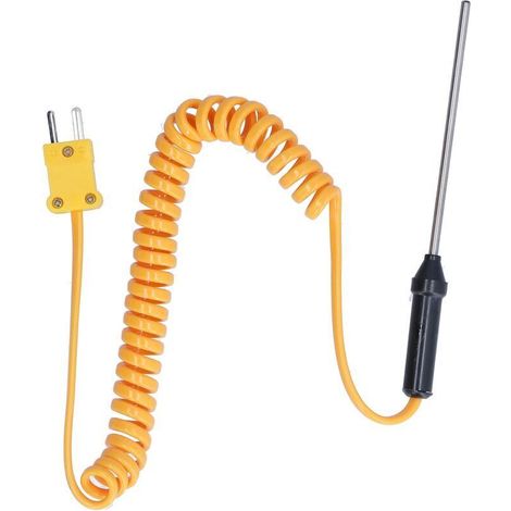 Thermoelement Typ K, Edelstahlsonde, Tragbares Thermometer, Sondensensor Wrn02b3 X 80 Mm