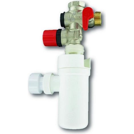 3/4" Gerade Nf-sicherheitsgruppe Mit Siphon Für Vertikale Warmwasserbereiter
