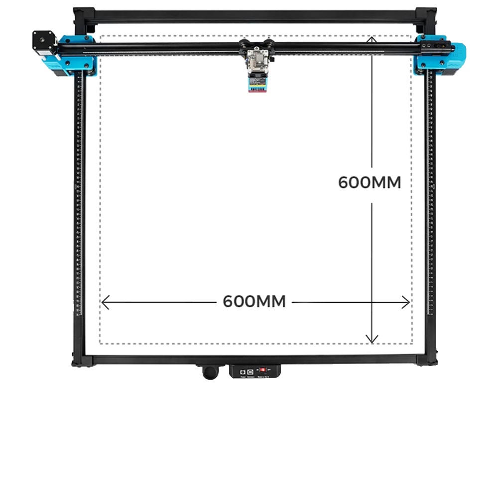 Lasergravurmaschine, 600 Mm Arbeitsbereich, Grbl-kompatibel, 2er-pack, Eu, 40 W Tts-55 Pro