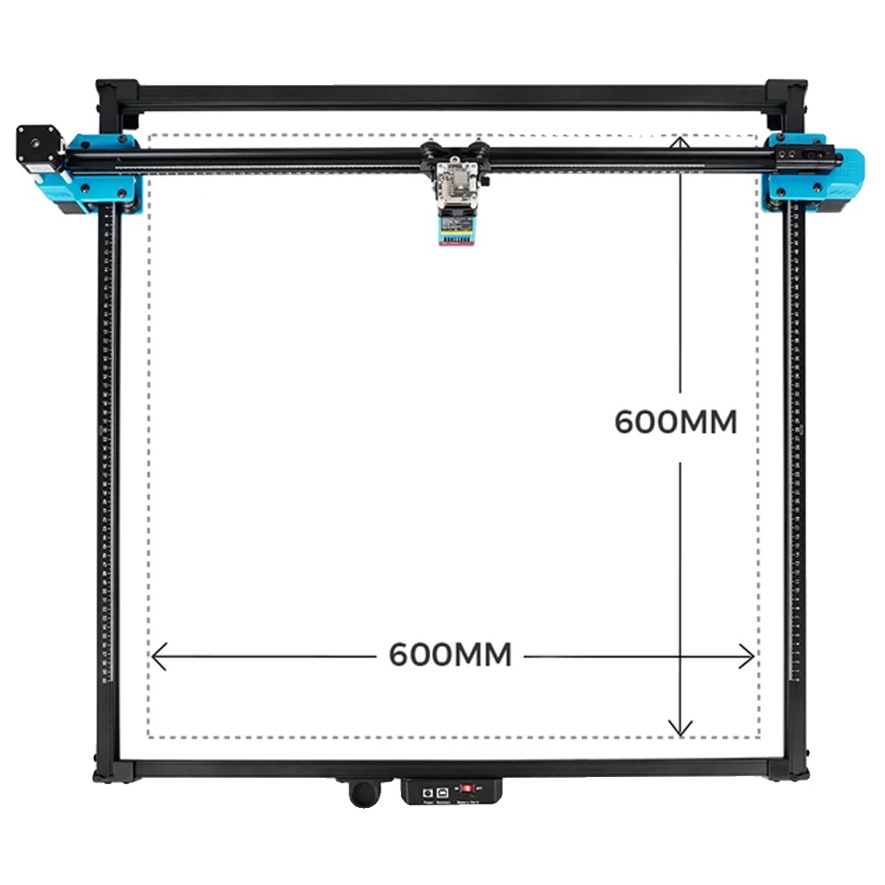 Lasergravurmaschine, 600 Mm Arbeitsbereich, Grbl-kompatibel, Standard, Eu, 80 W Tts-10 Pro