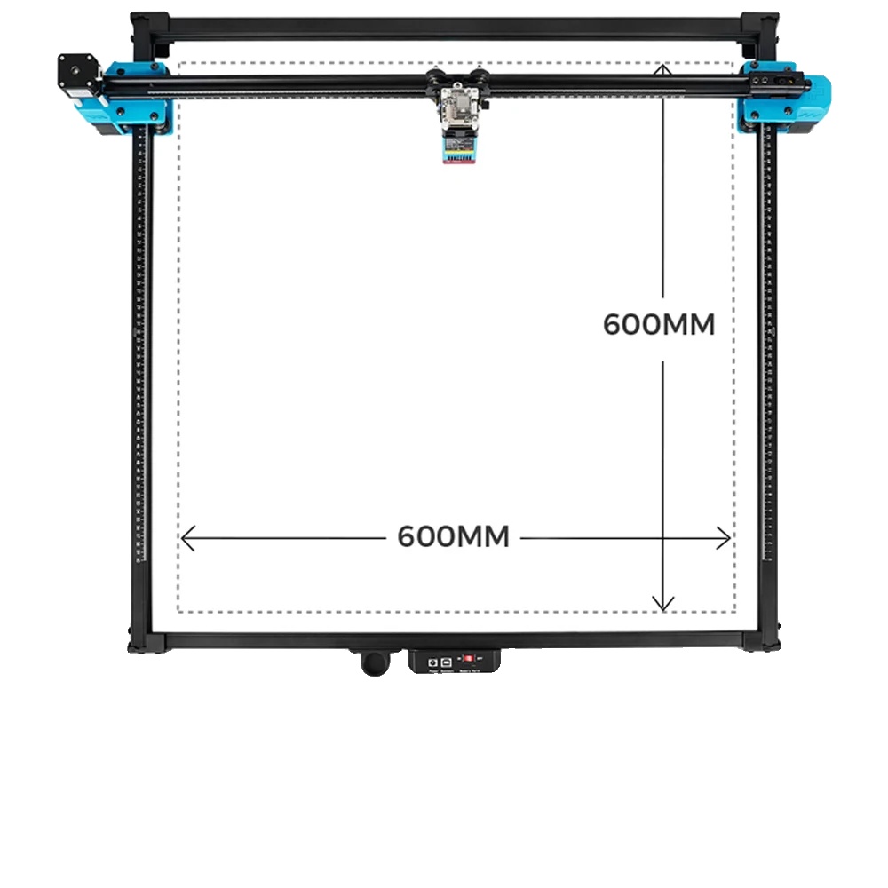 Lasergravurmaschine, 600 Mm Arbeitsbereich, Grbl-kompatibel, Paket 1, Eu, 40 W Tts-55 Pro