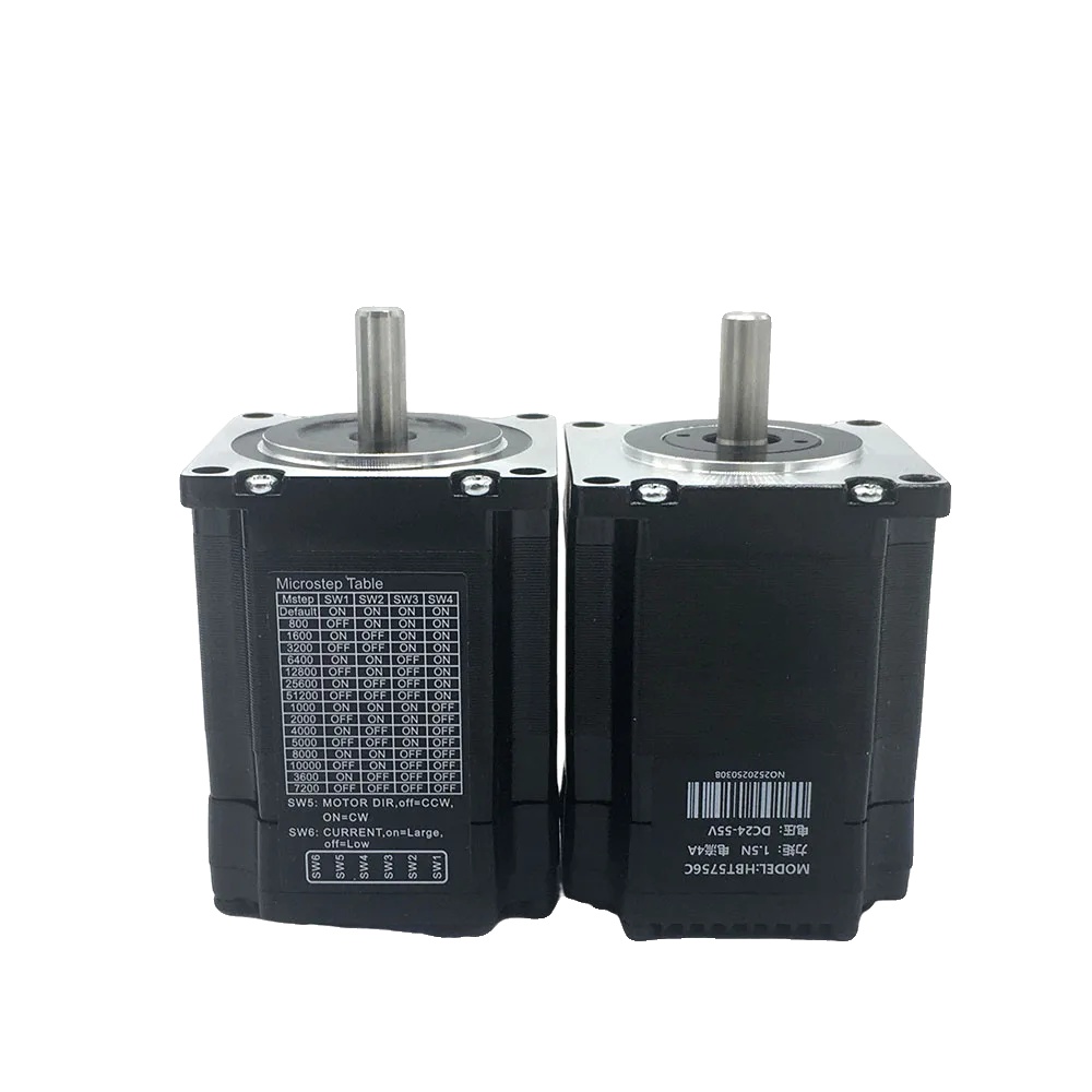Schrittmotor, Hohe Drehzahl, Integrierter Encoder, 2er-pack, 1,5 Nm
