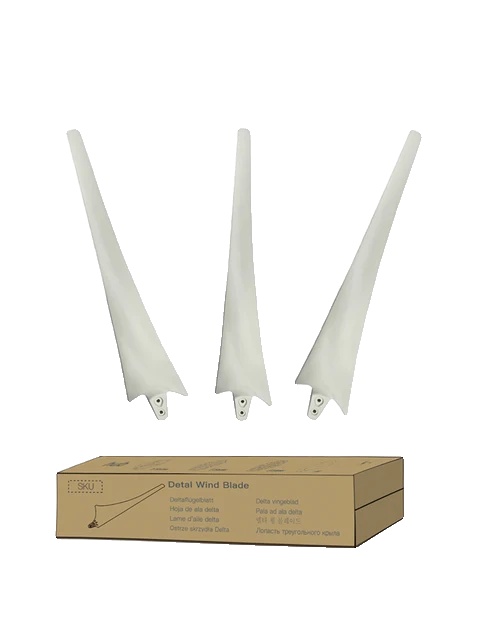 Windflügel, Robuste Nylonkonstruktion, Optimale Leistung, 3-teiliges Set, Weiße Flügel
