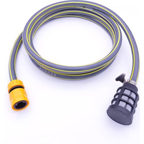 X 3 M Saugschlauch-set, Rückschlagventilfilter, Schnellkupplung Aus Edelstahl, Hochdruckreiniger