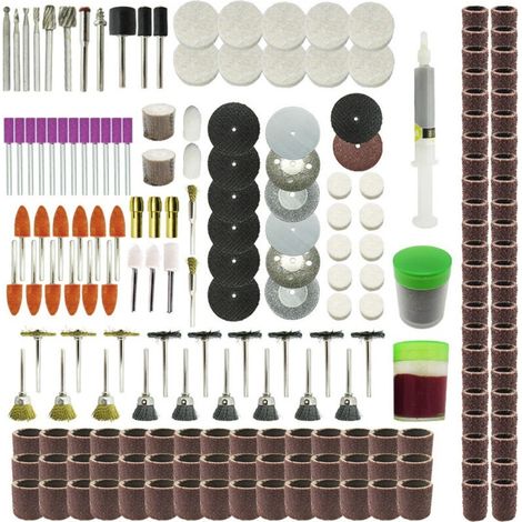 Schleifwerkzeuge, Schleifzubehör, Schleifen, Polieren, Gravieren, Werkzeugköpfe Für Dremel-schleifgeräte, Rotationswerkzeuge, 217 Teile
