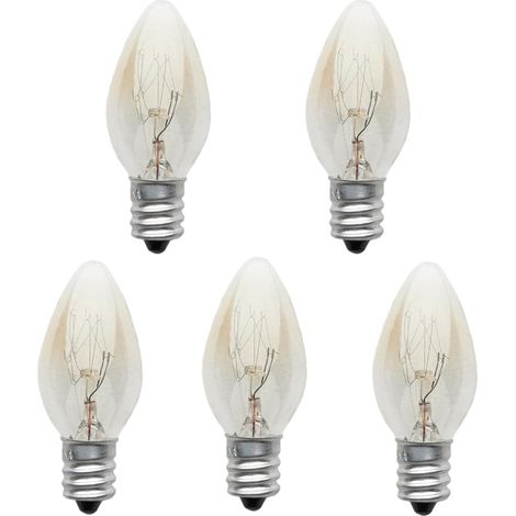 E12 10w 220v Warmweiße 2700k Glühlampen Für Salzkristalllampen-nachtlicht