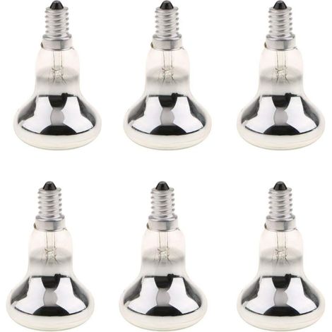 6er-pack R50 E14 40w Wolframglas-glühbirnen, Warmweiß, Für Zuhause Oder Büro