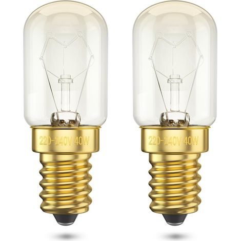 E14-glühbirne, 42 W, Dimmbar, Hitzebeständig Bis 300 °c, Ofen- Und Kühlschrankgeeignet