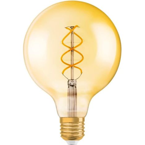 E27 Led-lampe, Klarglas, 5 W, Warmweiß 2000 K, Für Wohnzimmer