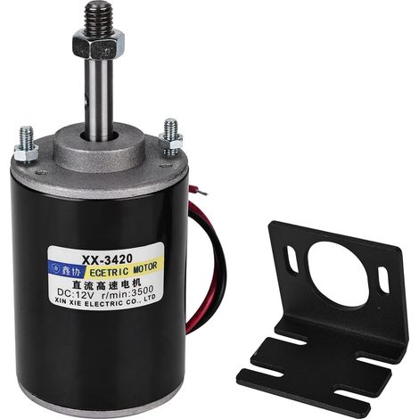 Motor, 30 W, 12 V Dc, 3500 U/min, Rechts-/linkslauf, Halterung, Selbstbau