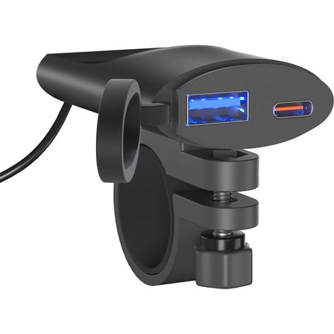 Wasserdichte 12v-motorrad-usb-steckdose, 30w Pd Qc3.0 Schnellladung, Ip65 Smart-schalter Für Suvs Und Boote