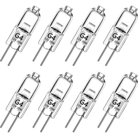 G4-glühbirnen, 12 V, 20 W, Warmweiß, 2800 K, Dimmbare Halogenlampe Für Kronleuchter