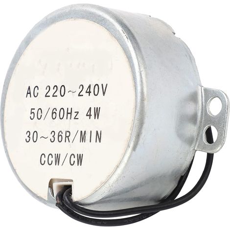 Synchronmotor, 220 V Wechselstrom, 30–36 U/min, Im Uhrzeigersinn/gegen Den Uhrzeigersinn, Für Hausautomation
