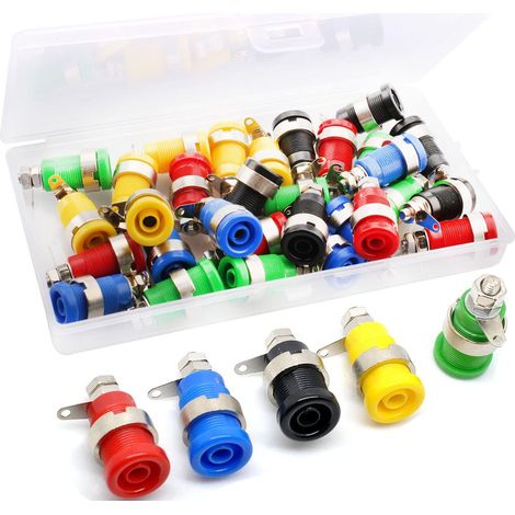 30er-packung 4-mm-steckschlüssel, Legierung, Abs, 5 Farben, Audio, Verstärker