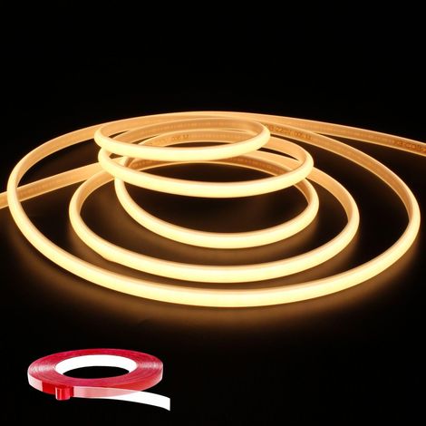 220-v-cob-led-streifen, 3 M Flexibler Diy-led-streifen, Ip65 Wasserdicht, 3000 K Led-streifen, Warmweiß