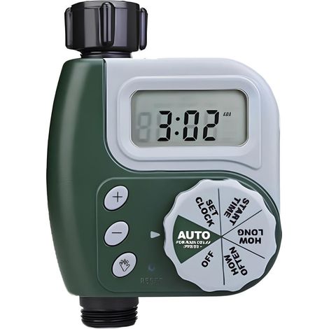 Bewässerungsuhr, Kunststoff, Lcd-bildschirm, Grün