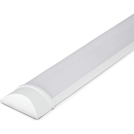 4er-pack Led-streifen, 120 Cm Lang, 40 W, Samsung-chip, 6400 K Kaltweiß, 4800 Lm, Rechteckige Deckenleuchte, Led-röhrenleuchte, Schutzart Ip20, Geeignet Für Decke, Garage Und Werkstatt