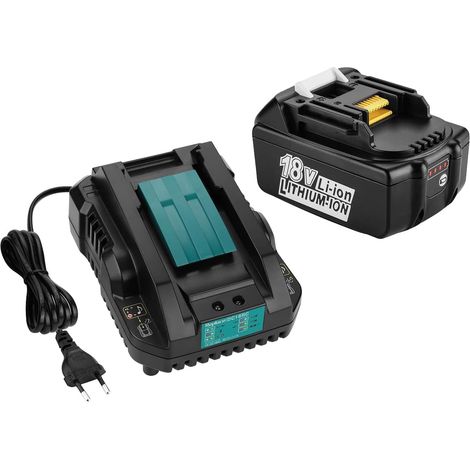 X 18v 5000mah Akku, 3a Kompaktladegerät, Li-ion Für Elektrowerkzeuge