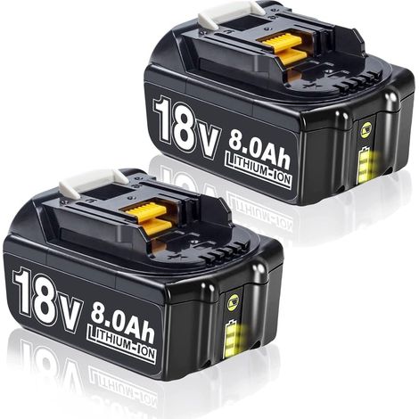 Akkus, 18 V 8000 Mah Li-ion, Led-anzeige, Kompatibel Mit Makita Lxt Elektrowerkzeugen