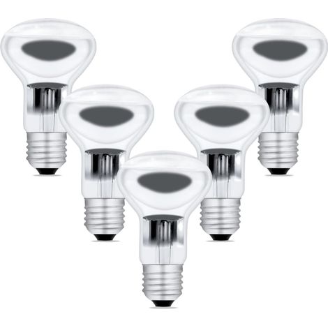 5er-pack Dimmbare R63 E27-glühbirnen, 550 Lm, Warmweiß (2700 K), Für Wohnzimmer, Schlafzimmer Und Büro