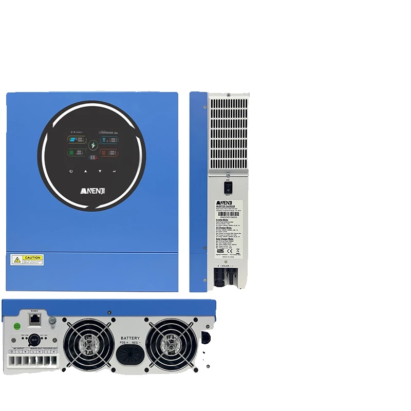 Hybrid-solarwechselrichter, Benutzerfreundliche Oberfläche, Fernüberwachungsfunktion, Anj-4,2 Kw-24 V-wlan, 220–240 V